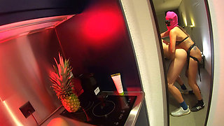 Girlfriend Femdom Pegging – I Make My Submissive Boyfriend Clean His Cum from My Plate