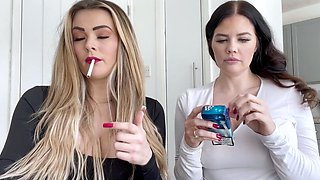 Erotic Lesbians Blonde Brunette Lesbian Oral Pussy