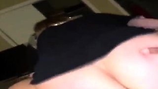 HD POV shaved brunette fucking your big cock