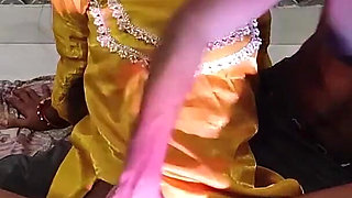 Real Desi Wife Cowgirl & Passionate Sex in Traditional Outfits