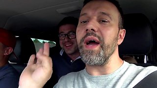 Lilly Fox Double Penetration Car Threesome Fuck