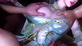 Gangbang Reality Rewritten by Curves - 3D Animation