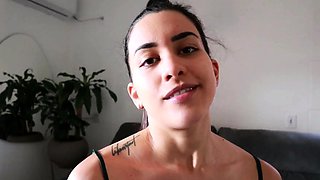 SMALL TIT BRUNETTE TATTOOED TEEN GIRLFRIEND CAUGHT IN SHOWER