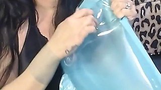 Sexy MILF Anna Popping Inflatable Raft Guess How?