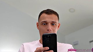 Stepsis Takes Hardcore Cumshot