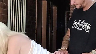 Two Old Men in One Blonde