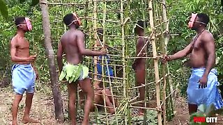 In West Africa, during our yearly celebration, the king takes the most stunning maiden in a cage while the queen and guards observe