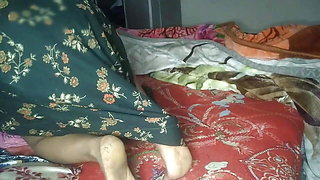 Indian Sister in Law Share A Bed With Me Alon At Home , In Hindi