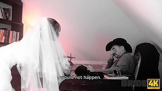 BRIDE4K. Wedding guests are shocked with a XXX video of the gorgeous bride