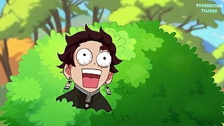 Kanroji Mitsuri in Boat and Fucked by a Plunger with a Dildo (tanjiro and Zenitsu Are Watching This) Demon Slayer Hentai Anime